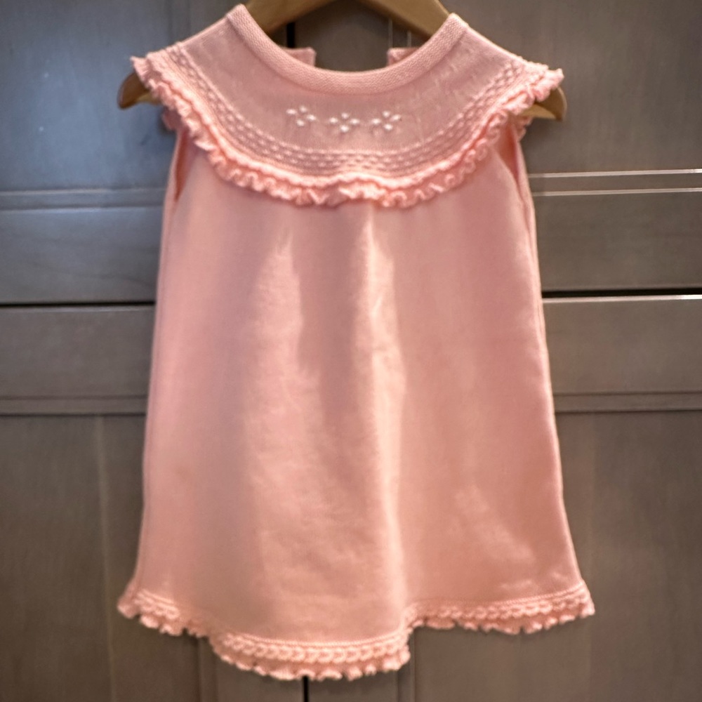 Hand knitted Spanish brand Granlei 1980 dress